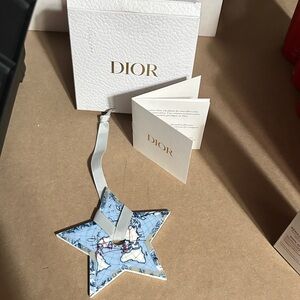 Dior Elegant Blue and White Star Ornament
